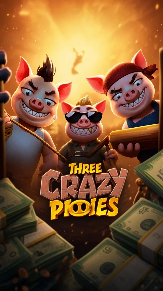Three Crazy Piggies